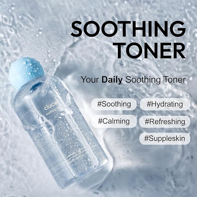 Soothing Toner I Soothing pH-Balanced Toner, Light-Weight, Calms Skin, Refreshing, Hydrating, Gentle Exfoliator, Cruelty Free (200ml / 6.76 fl.oz)