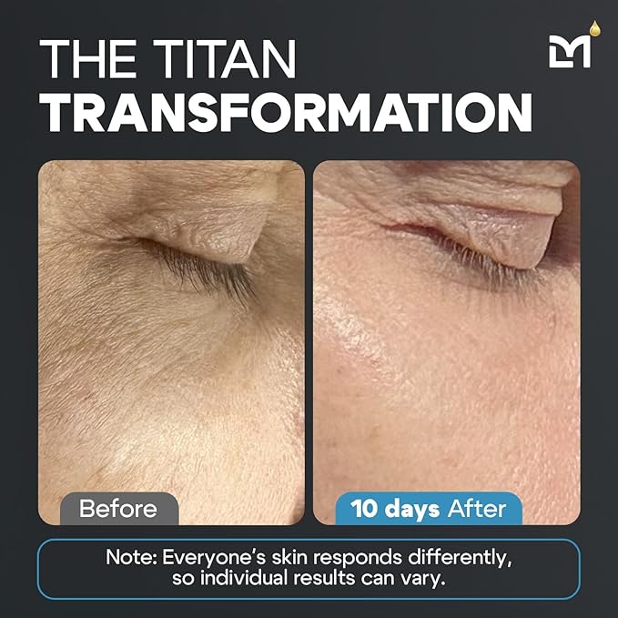 Titan Anti-Aging Mens Face Wash - For Men, Cleanse, Hydrate, Revitalize - Gentle Exfoliating Face Cleanser - Men, Skin Care - Herbal Extracts, Ceramides, Peptides, All Skin Types - Unscented