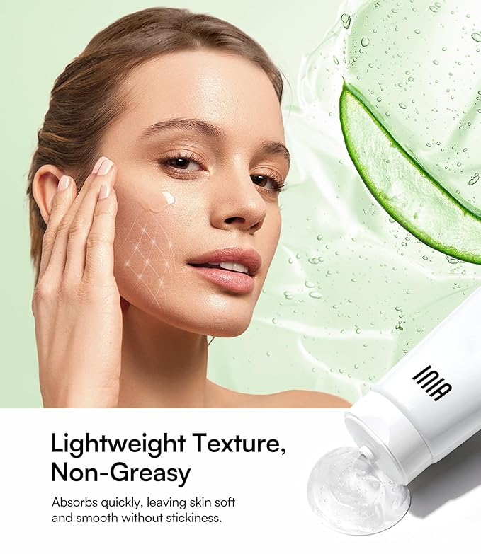 INIA Micro-current Conductive Gel for Facial and Body Skin Care Machines – Hydrating Gel Primer with Hyaluronic Acid, Anti-Aging & Skin Tightening for Women and Men, 10.56 Fl Oz