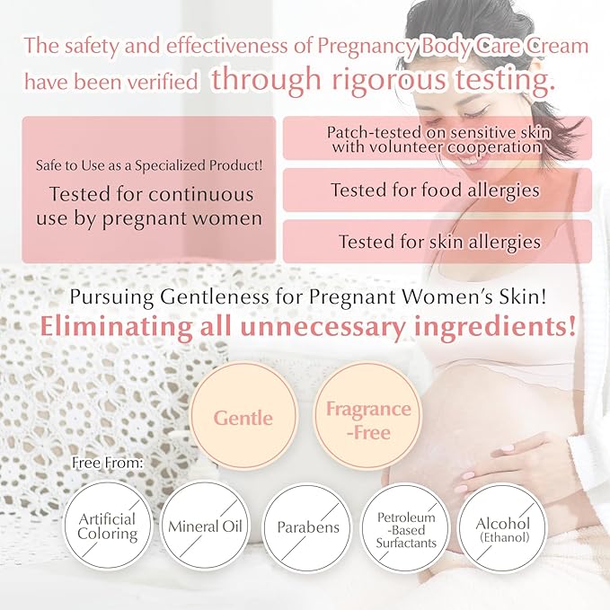 Mama&Kids Natural Mark Cream 16.58 oz (470g), Stretch Mark Cream For Pregnancy, A moisture-rich cream, Pregnancy Skin Care