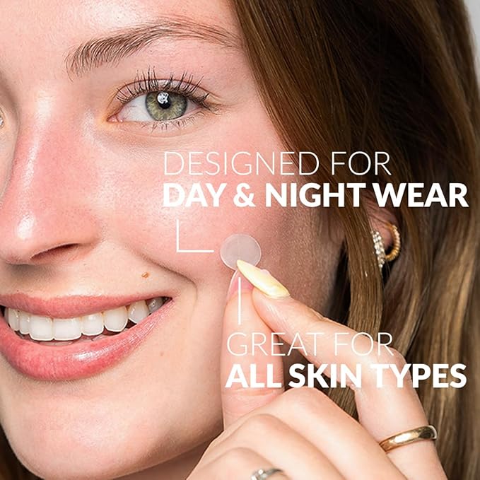 EZACNE™ Pimple Patches for Face - Thin Medical-Grade Hydrocolloid Acne Patches for Zits and Blemishes, Spot Treatment Stickers for Face and Skin, Tapered Edges to Blend Into Skin (36 Count)