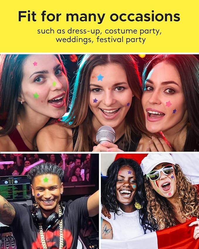 LitBear Acne Patch Pimple Patch, Colorful Star Hydrocolloid Acne Patches For Face, Cute Zit Patch Acne Sticker Spot Pimple Patches for Face, Tea Tree Oil + Centella (112 Count)