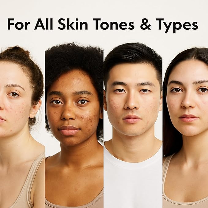 Acne Scar & Dark Spot Patches – Gentle Non-Adhesive Silicone Dots, Safe for Sensitive Skin – Ultra-Thin, Breathable & Nearly Invisible – 72 Pimple Patches, 2 Sizes