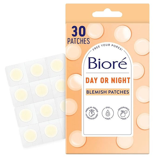 Biore Pimple Patches, Cover & Conquer Blemish Patch, Medical Grade Ultra-Thin Hydrocolloid for Covering Zits and Blemishes, HSA/FSA Approved, 30 Count