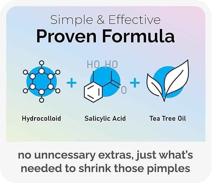 Acne Pimple Patches For Face - Clear Hydrocolloid Acne Patch Zit Stickers - Pimple Patches Salicylic Acid & Tea Tree Oil - Invisible Dots Spots For Sensitive Skin Blemish & Pimples Parches (300 Pack)