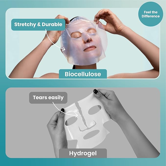 Body Restore Natural Collagen Face Mask 5 Pack – Korean Skin Care Sheet Mask with Fermented Coconut Water – Birthday Gifts for Women & Men, Support Deep Moisture, Dry Skin, Clean Beauty - Hydrate