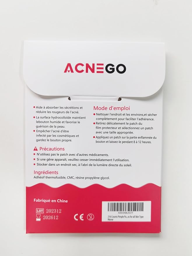 216 Counts Pimple Patches for Face, Hydrocolloid Acne Patches Zit Patches for Face Acne Spot Treatment Patch Cystic Acne Treatment Stickers Blemish Hydrocolloid Cover for all Skin Type