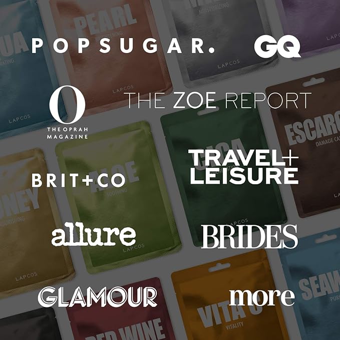 LAPCOS Red Wine Sheet Mask, Daily