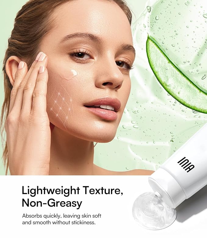 INIA Micro-current Conductive Gel for Facial and Body Skin Care Machines – Hydrating Gel Primer with Hyaluronic Acid for Women and Men, 2.11 Fl Oz