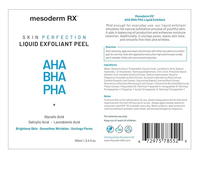 AHA BHA PHA Liquid Exfoliant, 100ml