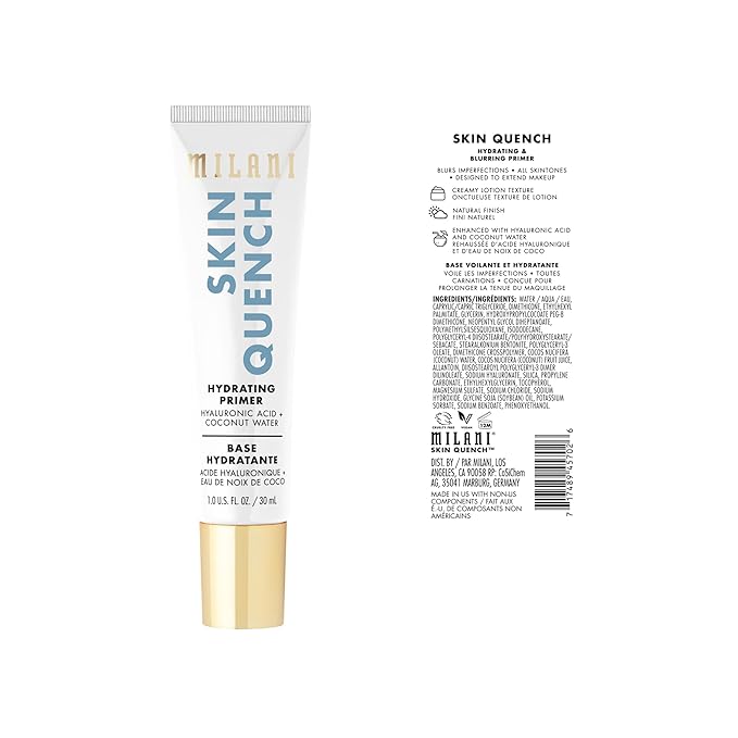 Milani Face Primer for Makeup (Hydrating & Blurring, Fl. Oz)
