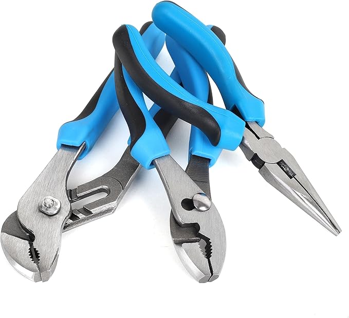 FASTPRO 232-Piece 20V Cordless Drill Driver & Home Tool Set, Home Repairing Tools Kit with Drill, 12-Inch Wide Mouth Open Storage Bag, Blue