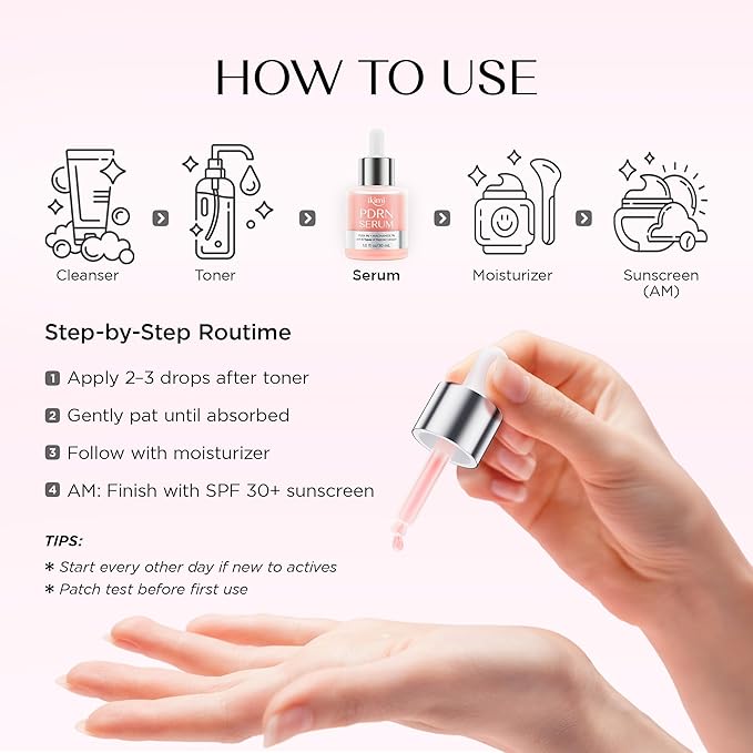 Salmon DNA PDRN Serum – With Niacinamide, Hyaluronic Acid & Peptides – Anti-Aging, Hydrating, Deep Hydration & Moisture Lock Essence – Korean Skin Care – 1.0 fl oz(Pack of 1)