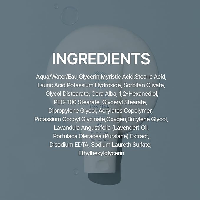 Pore Mask Cleanser – Korean Oxygen Bubble Foam Face Wash for Deep Pore Cleansing & Brightening, All Skin Types, 200ml / 6.76 fl. oz