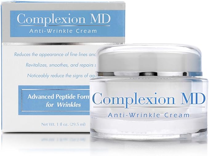 Advanced Anti-Wrinkle Cream – Clinically Tested Multi-Peptide with Hyaluronic Acid – Face Moisturizer for Skin care – Hypoallergenic for All Skin Types – 1 Ounce