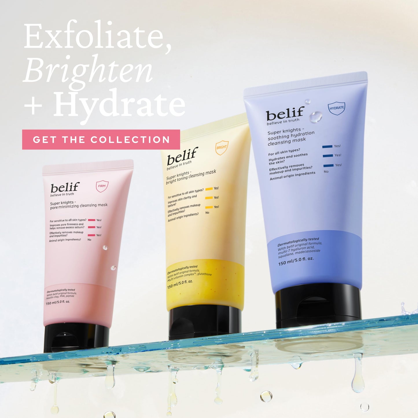 belif Super Knights - Pore Minimizing Cleansing Mask, 2-in-1 Facial Mask & Cleanser | Korean Skincare (5.0 fl. oz)