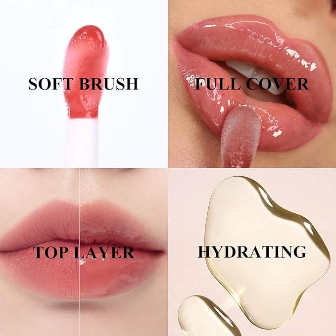 KYDA Hydrating Lip Glow Oil, Color Changing Tint, Lip