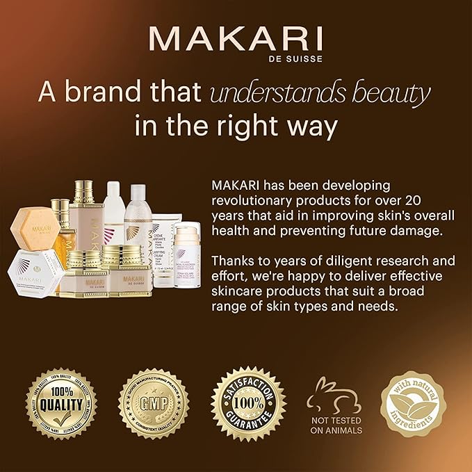 MAKARI Classic Caviar Skin Brightening Body Glycerin (5.1 fl.oz) | Anti-Aging and Hydrating Gel-Cream for Body | Moisturizing and Brightening Cream for Dark Marks, Scars, Wrinkles, and Dry Patches