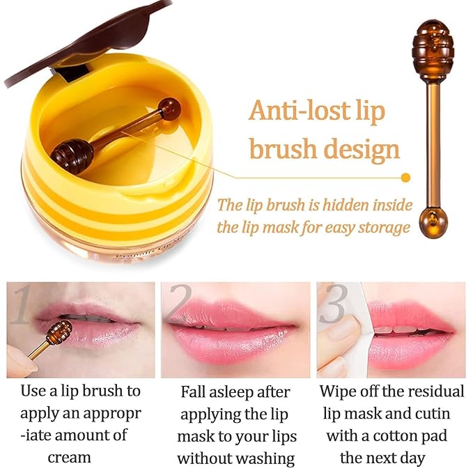 2 PCS Bee Lip Balm Honey