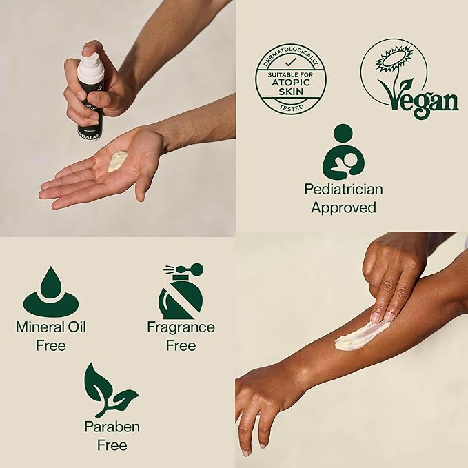 Balmonds - Daily Moisturizing Cream - 10.5oz. (300ml) - 99% Natural Moisturizer For Face & Whole Body - Free From Fragrance - Vegan - All Skin Types