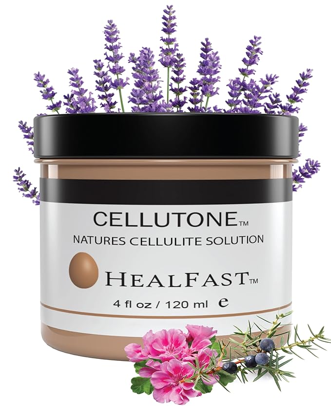 Cellutone Cellulite Reduction Cream 4 Oz – Suitable for Hips, Thighs, Buttocks, and Abdomen (Not for Face) – Blended with 70+ Egg Vitamins, Minerals, and Proteins