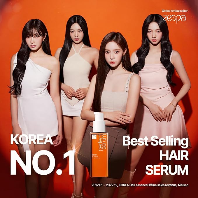 Mise En Scene Perfect Serum Original Bigger Size - Hair Oil for Frizzy & Dry Hair, Hydration and Nutrition Hair Essence for Damage Care, Floral Fragrance, Korean Hair Care Product, 3.71 Fl Oz.
