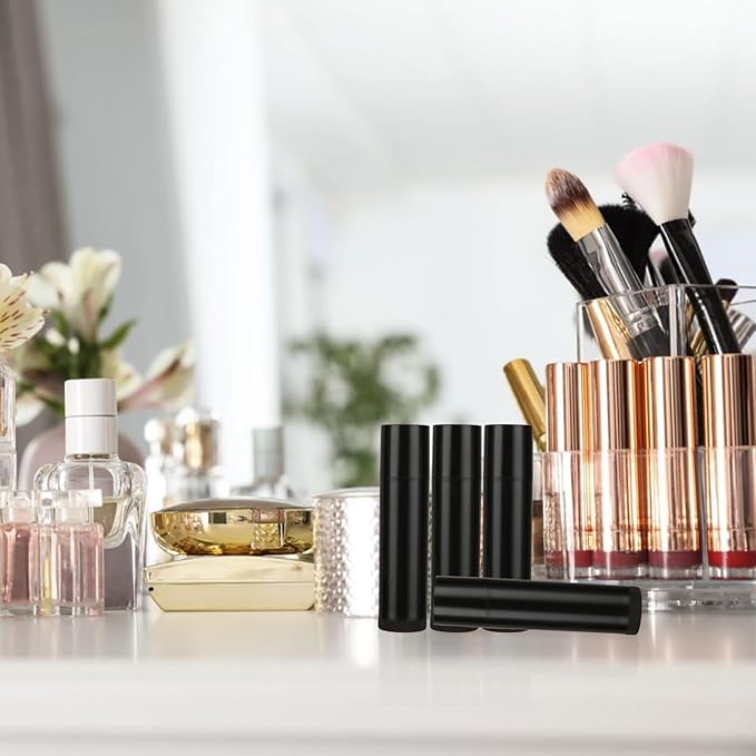 100 Pack Lip Balm Tubes, 5ml Plastic