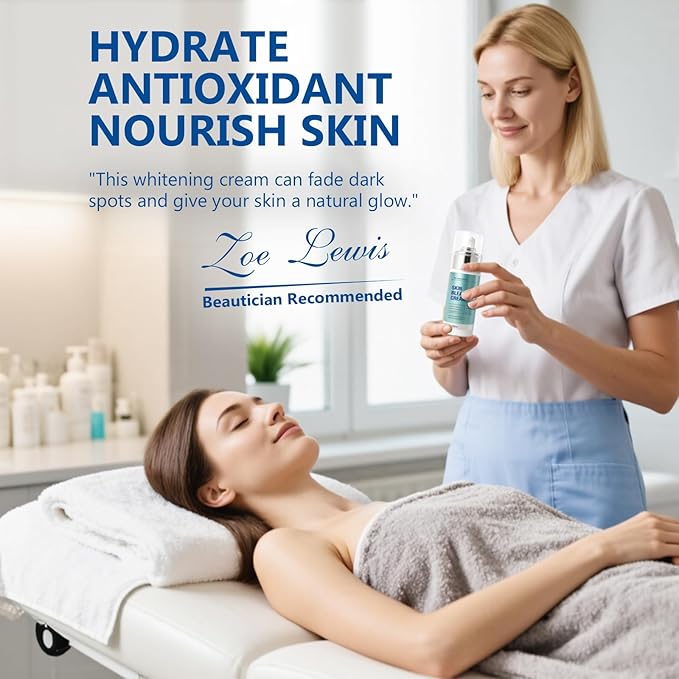 Skin Bleaching Cream-for Intimate Areas & Body, Skin Care Lightening Cream-for Private Parts, Underarms, Knees, Elbows, Inner Thighs, Bikini Areas, Dark Spot Remover for Face(4.0 Fl Oz)