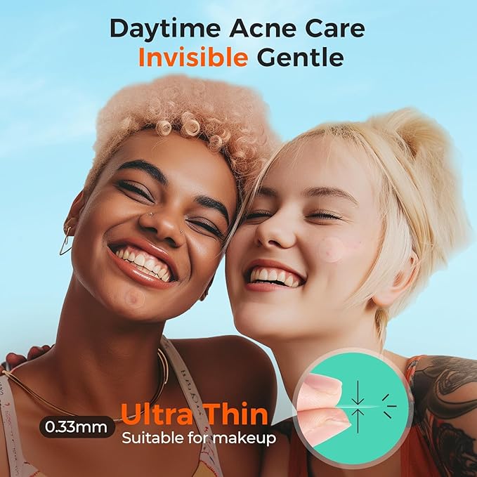 TKTK Bulk Pimple Patches for Face, 723 Patches 4 Size Acne Patches Day and Night, Hydrocolloid Patch Thin & Thick Pimple Stickers for Covering Zits, Blemishes and Breakouts