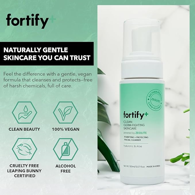 Foaming Facial Cleanser with Hyaluronic Acid & Aloe - Ultra Hydrating, Korean Face Wash - Dermatologist-Tested, Vegan, Clean Beauty, All Skin Types - Fragrance-Free - 5.07Fl.Oz (x2)