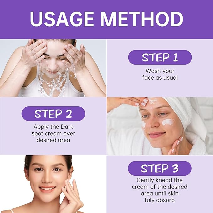 Dark Spot Remover for Face and Body, Dark Spot Corrector for Age Spots & Brown Spots, Rapid Tone Repair Cream with Advanced Formula with Hyaluronic Acid & Vitamin C Treatment (1.7 Fl Oz)