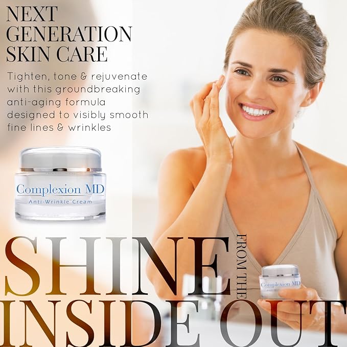 Advanced Anti-Wrinkle Cream – Clinically Tested Multi-Peptide with Hyaluronic Acid – Face Moisturizer for Skin care – Hypoallergenic for All Skin Types – 1 Ounce