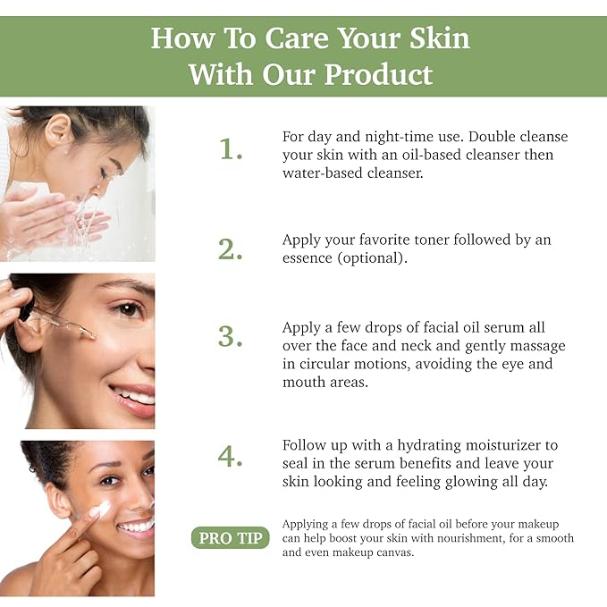 100% NATURAL TEA TREE OIL Vegan Facial Serum for Sensitive Oily Skin Acne Prone with Vitamin E Jojoba Oil Gua Sha 30ml Glass skin Clear Care Non-Greasy and Fast Absorbing Formurla PURIFECT MADE IN USA