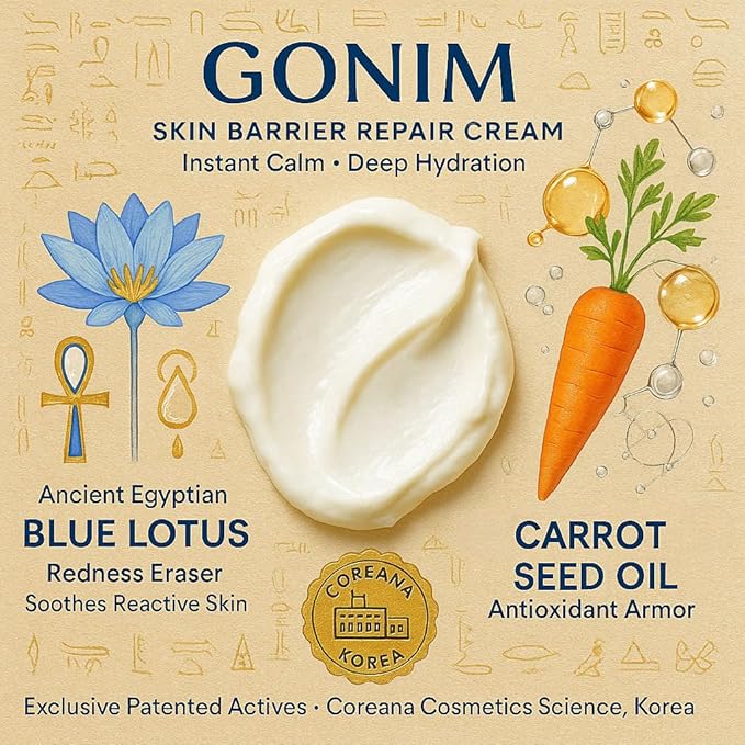 Face Moisturizer Korean Skin Care,Anti Aging Support with Collagen Activation,Skin Barrier Repair Face Cream,Daily Face Moisturizer for Dry,Sensitive Oily Skin,Shea Butter Hydration-1.69fl.oz