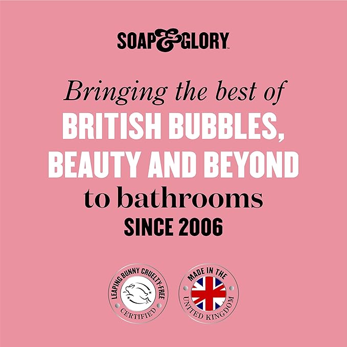Soap & Glory Gentle Exfoliating Face Wash & Vitamin C Cleanser - 3-in-1 Exfoliator, Makeup Remover & Hydrating Facial Cleanser for Clean, Smooth & Radiant Skin for All Skin Types (350ml)