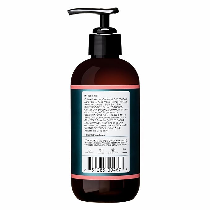 Aleavia Purifying Facial Cleanse – Fragrance-Free Organic & All-Natural Prebiotic, Vegan Face Wash – Nourish your Healthy Skin Microbiome – 8 oz. (New Formula)