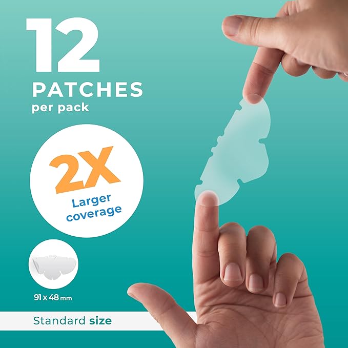 Pimple Patches for Nose (12 Pack), Cover Nose Pimples Overnight - Hydrocolloid Acne Patches - Pimple Patch Hydrocolloid Patches & Pimple Stickers, Nose Strip, Zit Patches