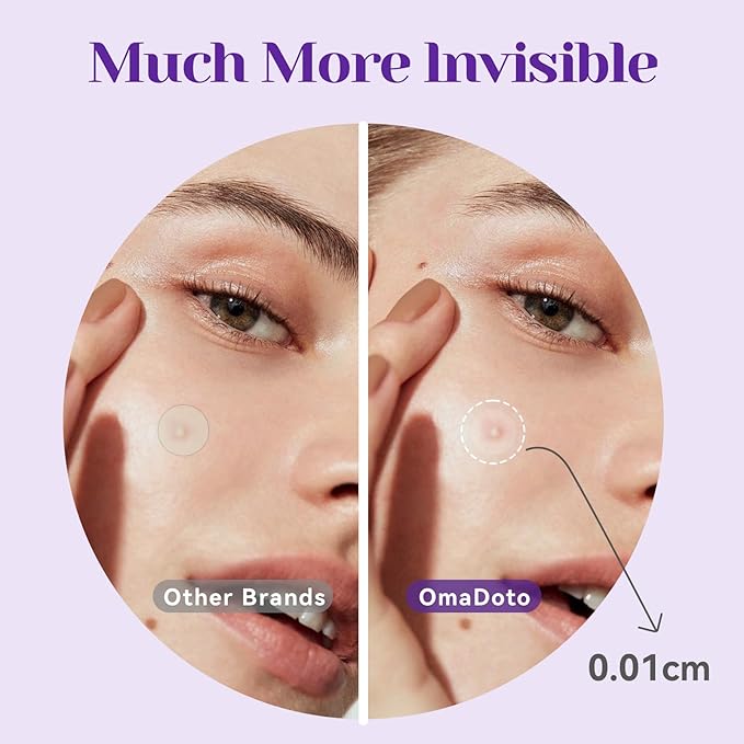 Pimple Patches for night (72 ptaches) - Hydrocolloid Acne Patch for night - 10mm&12mm invisible pimple patches - Overnight For Skin care - acne patches for face - Hydrocolloid pimple stickers