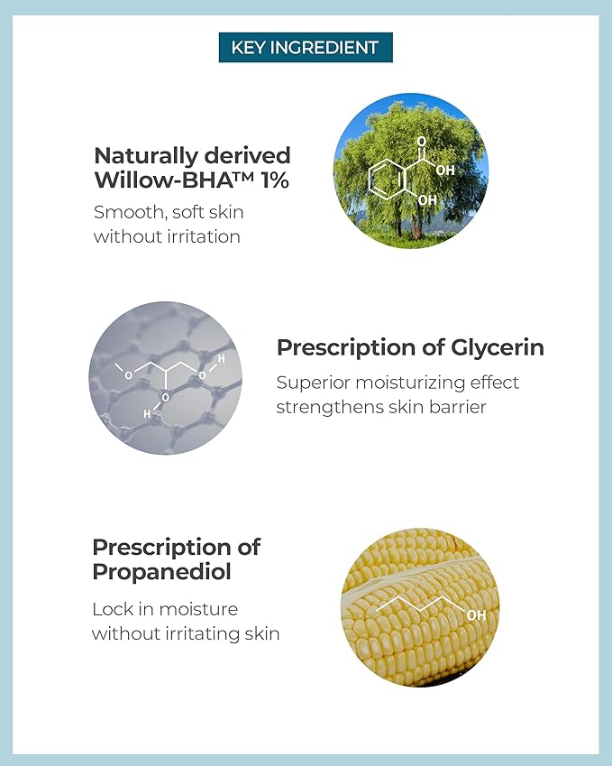 BHA+ Pore Zero Daily Exfoliating Toner - Pore Refining Korean Face Toner for Acne Prone Skin - Salicylic Acid for Pores and Sebum, 5.07 fl.oz.