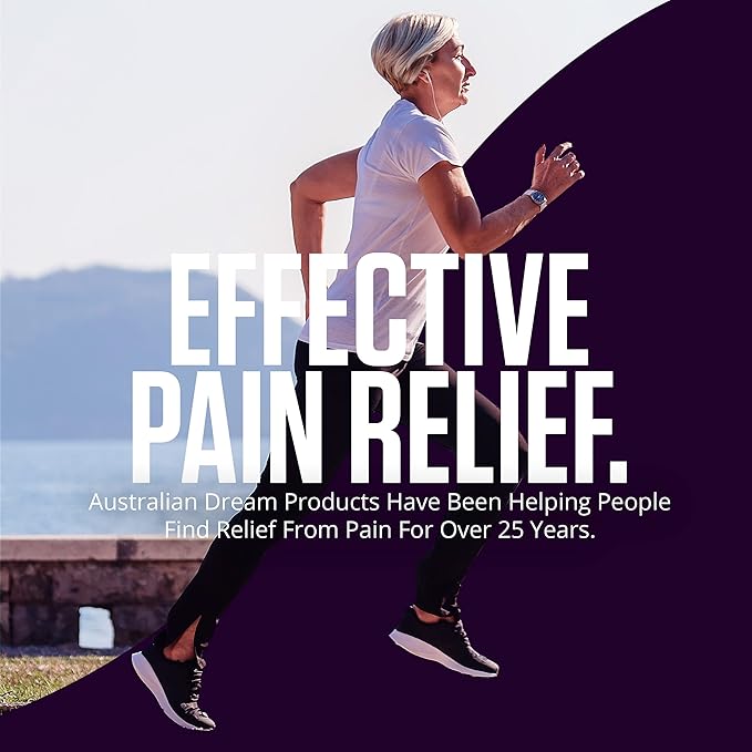 Australian Dream Back Pain Cream - Soothing, Non-Greasy Muscle Pain Relief Cream - Good for Neck, Back, Body, or Muscle Aches - 9 oz Jar