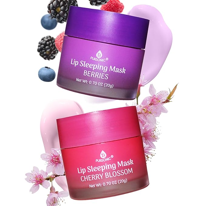 PURSONIC Lip Mask Overnight for Ultimate Blossom