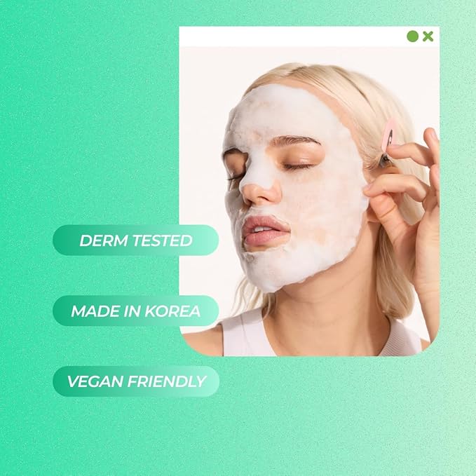 Vitamasques Oxygenating Matcha Green Tea Face Mask, For All Skin Types (Pack of 3)