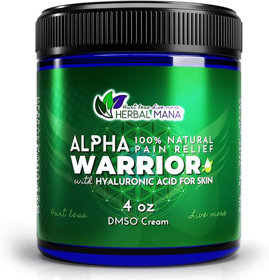 Herbal Mana Alpha Warrior | DMSO Cream for Joint & Muscle Recovery