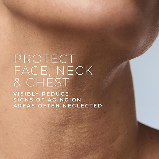 RoC Multi Correxion 5 in 1 Chest, Neck, and Face Moisturizer Cream with SPF 30, for Neck Firming and Wrinkles, Vitamin E & Shea Butter, Oil Free Skin Care, 1.7 Ounces (Packaging May Vary)