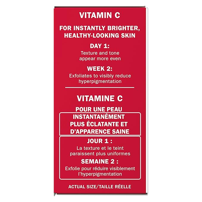 Olay Vitamin C Face Moisturizer, Brightening Cream for Women, Trial Size, Evens Tone, Dark Spot & Hyperpigmentation Reduction, Glowing Skin Care - Niaciniamide, Lactic Acid, 0.5 Oz