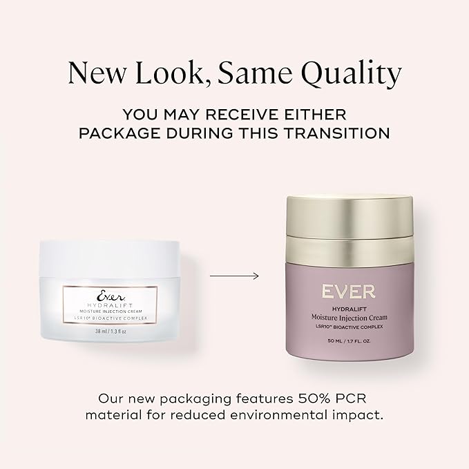 EVER Hydralift Moisturizer (Normal Skin) - Increases skin's ability to retain moisture by 70% - Clinically proven to reduce the top 10 signs of aging - Made in the USA - 1.7oz/50ml
