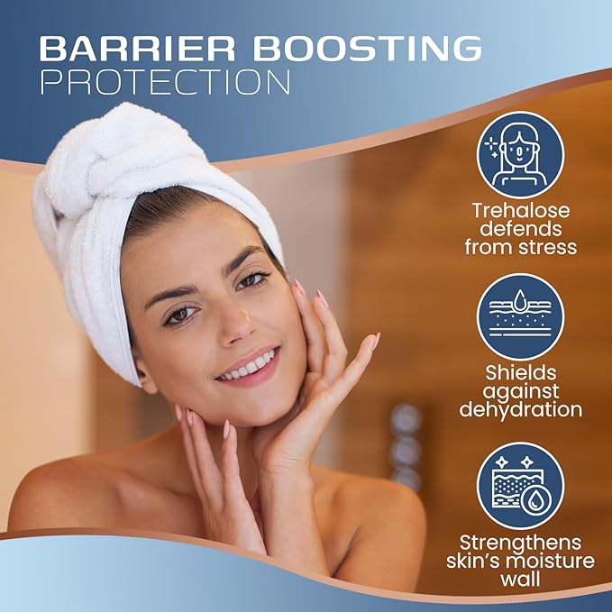 Hyaluronic Acid Face Sheet Mask, Set of 10 - Hydrating Korean Beauty Treatment - Moisturising Facial Skincare for Women and Men - With Aloe Vera, Trehalose and Anti Aging Squalene