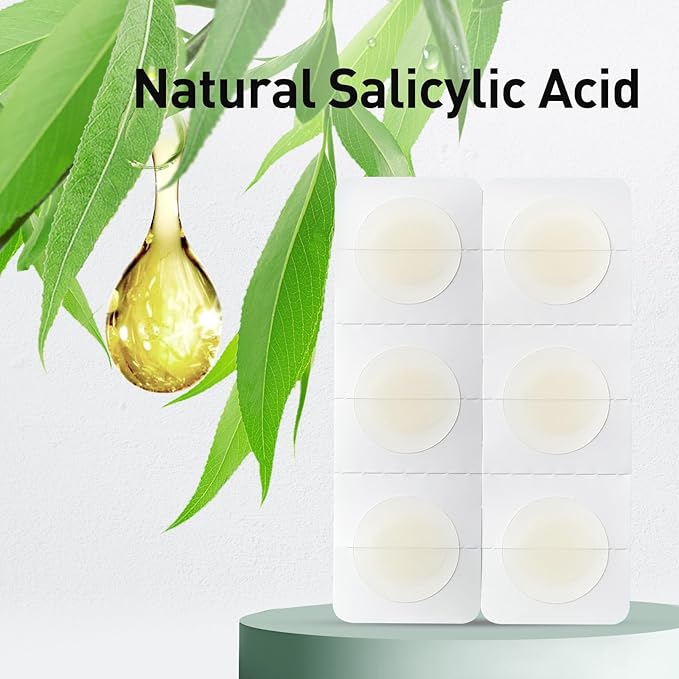 Pimple Patches, 15 mm Invisible Acne Patches for Face with Salicylic Acid, 0.01cm Extra Thin Outer Edge, Hydrocolloid Zit Patch for Pustule, Whitehead, Cystic Acne Spot, 48 Count