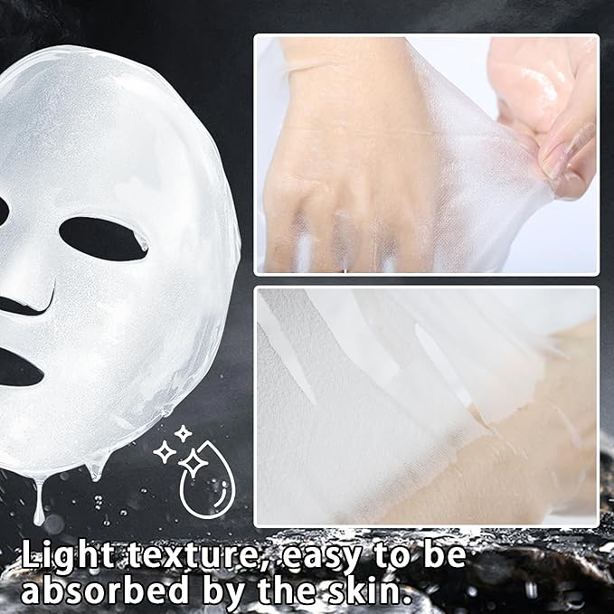 10PCS Hydrating Facial Sheet Masks,Lightweight Breathable Face Mask,Refreshing Oil Control Face Sheet Mask Skincare,Long Lasting Moisturizing Sheet Mask,All Skin Types