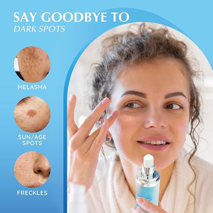 EnaSkin Dark Spot Remover for Face: Hyperpigmentation Body Treatment for Freckles Melasma Age Spot Sun Spot - Dark Spots Corrector Serum for Women and Men (1.0 Fl Oz)
